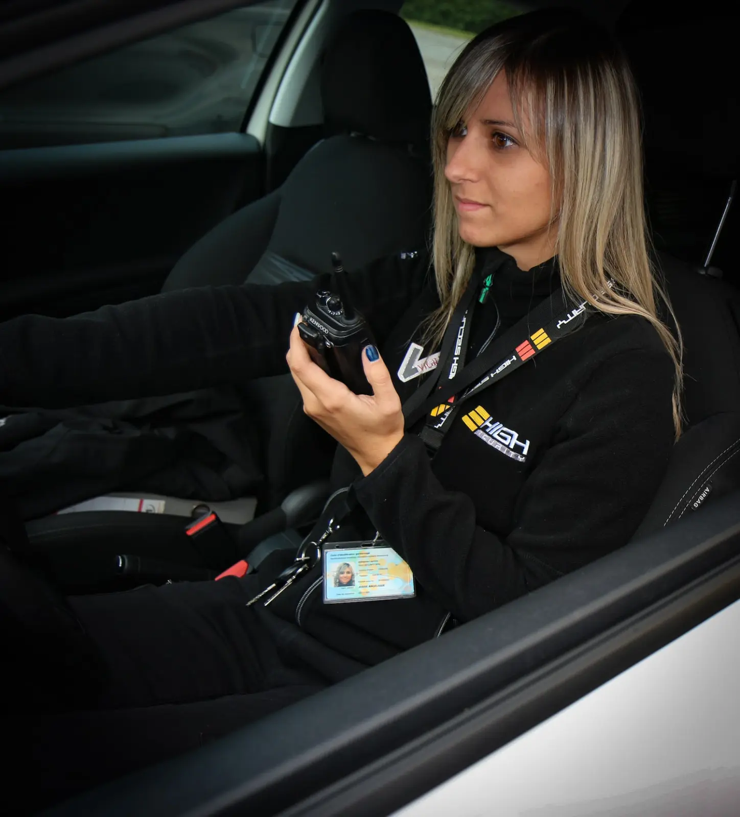 Bewakingsagent van High Security
