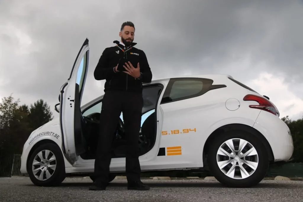 Bewakingsagenten Alarmopvloging 2-min Bewakingsagent van High Security
