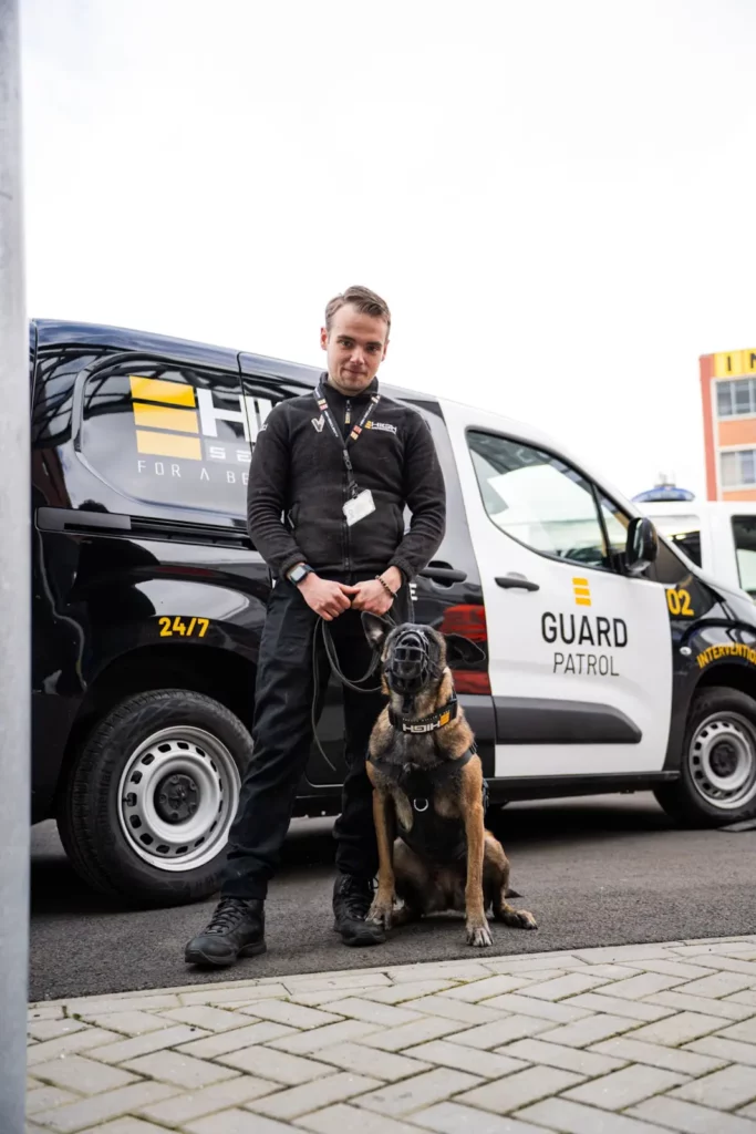 Bewakingsagent van High Security