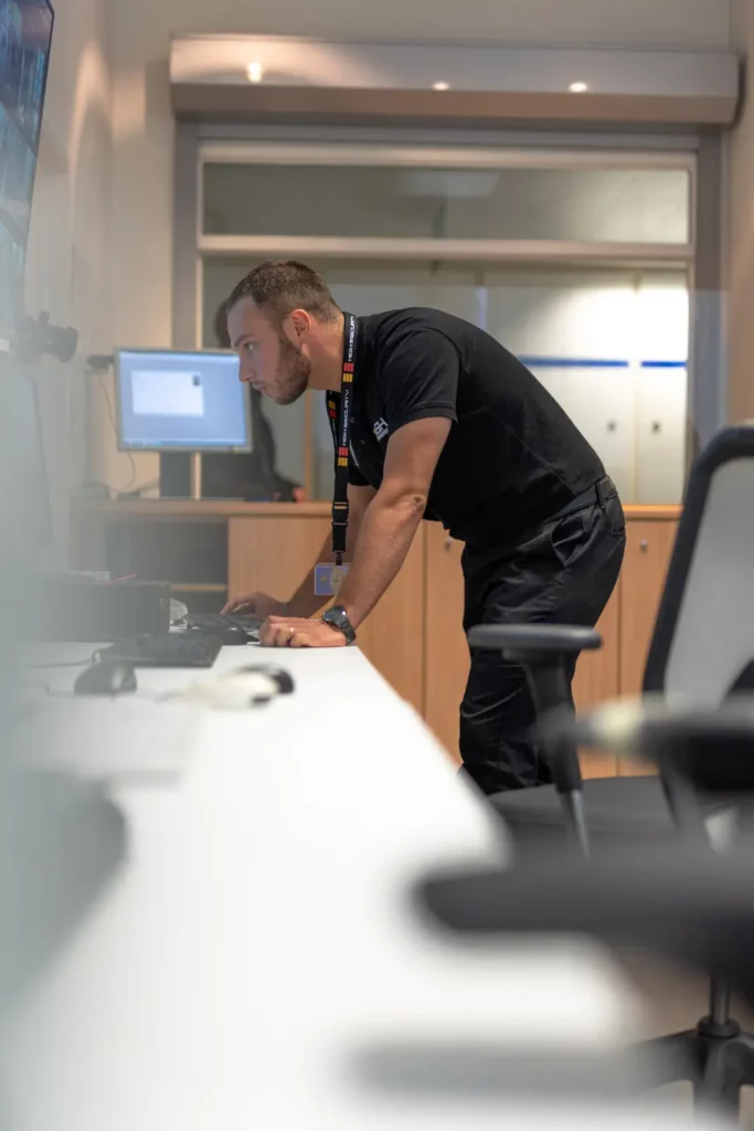 Bewakingsagentn Onthaal en receptie 5-min Bewakingsagent van High Security
