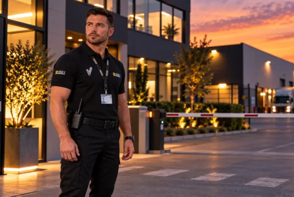 Bewakingsagent van High Security