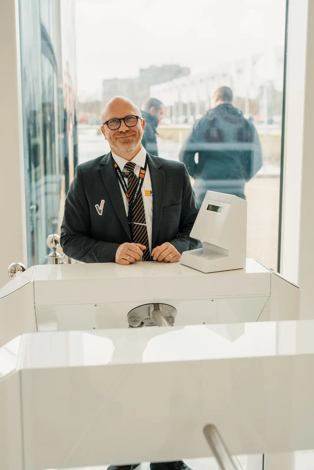 Bewakingsagent van High Security