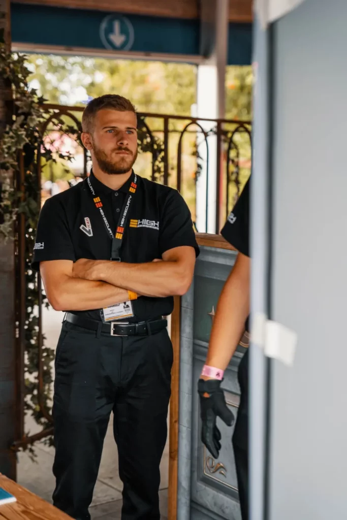 Agents de sécurité High Security lors d’un événement